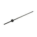 Black Slim Rod Sconce Lighting Minimalist 23.5"/31.5"/47" High LED Metal Wall Mounted Lamp for Bedroom