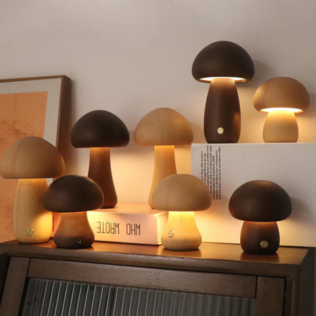Pheme - Rechargeable Wooden Table Lamp