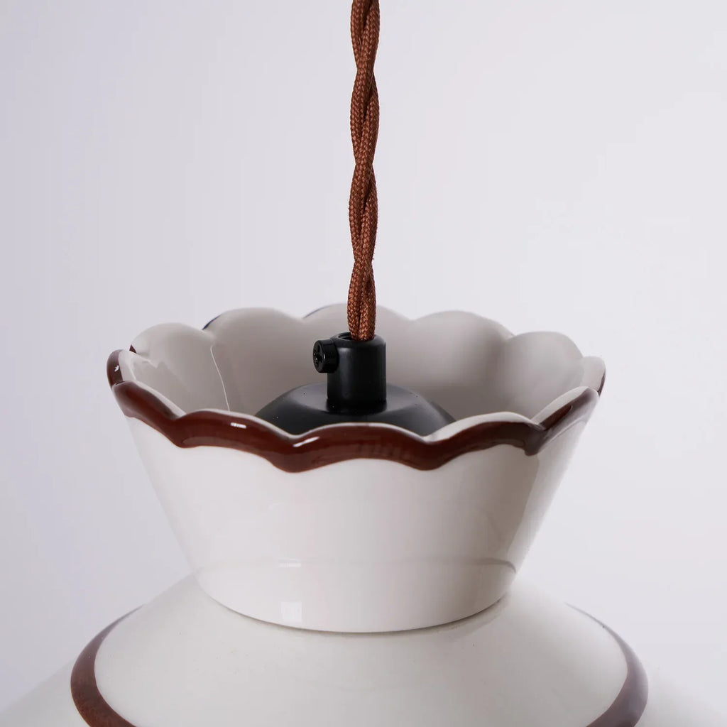Velouran - Classic Vintage Ceramic Pendant Lamp