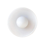 Nordic Glass Olive Disc Wall & Ceiling Light LED 1-light