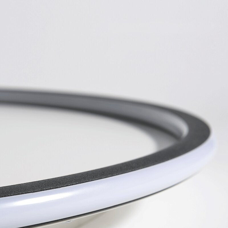 Quasso Modern Round Ceiling Light White/Black. Living Room