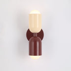 Kira Scandinavian Cylinder Wall Sconce Colored Metal Living Room