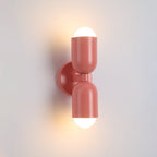 Aria Wall Lamp 2 Flames Modern LED Black Indoor/Hallway