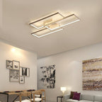 Arisha Rectangular Flush Mount Ceiling Light, 2 Colors