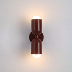 Kira Scandinavian Cylinder Wall Sconce Colored Metal Living Room