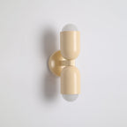 Kira Scandinavian Cylinder Wall Sconce Colored Metal Living Room