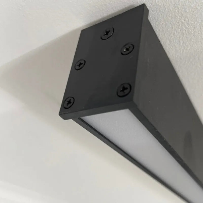 Solin Linear Black Ceiling Light/Wall Light
