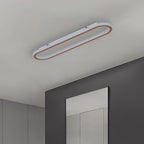 Sana Minimalist Oval Ceiling Light Black/Gold/Rose Gold