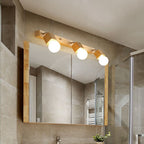 Winna Square Adjustable LED Wall Sconce Natural Metal/Wood