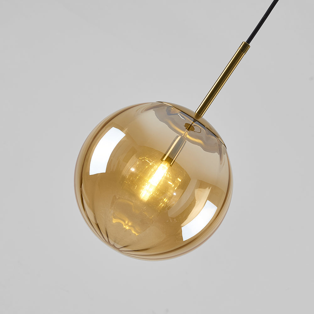 Lexa Modern Metal/Glass Pendant Light