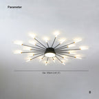 Arisha Ceiling Light Firework Modern Design LED Living Room Bedroom