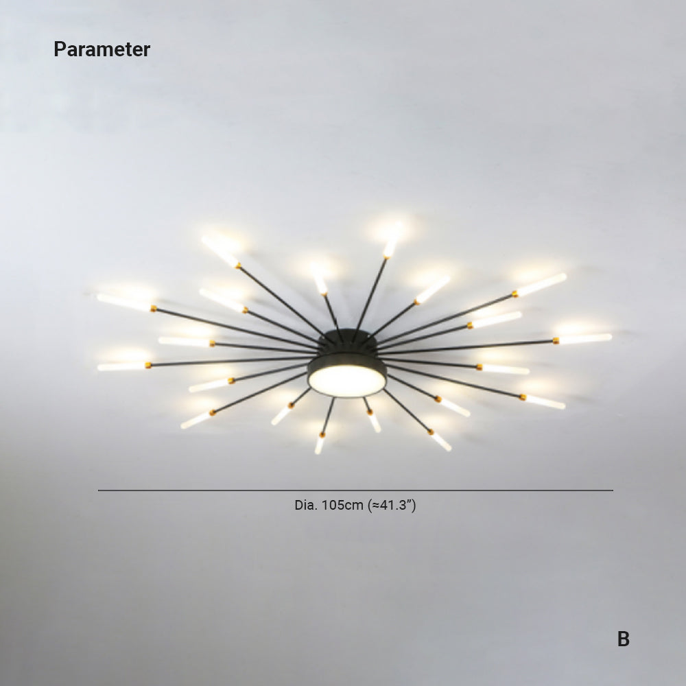 Arisha Ceiling Light Firework Modern Design LED Living Room Bedroom