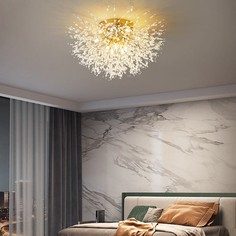 Kristy Pendant Light Hanging Lamp Gold Dining/Living Room Modern Design LED