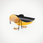 Jexie Ceiling Light Modern Leaf Black/Gold Living Room Bedroom