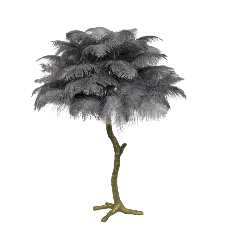 O'Moore Modern Multi-Colored LED Floor Lamp Feather Dining Room/Living Room