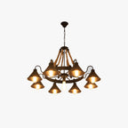 Epoch Vintage Industrial Rope Chandelier Living Room