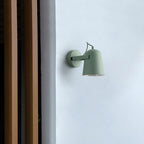 Nordic 1-Light Wall Sconce Bell Rotatable Wall Mount Light Fixture with Iron Shade for Living Room
