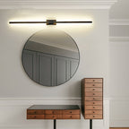 Linear Shaped Metal LED Wall Lighting Contemporary Black Sconce Light Fixture for Corridor