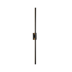 Linear Shaped Metal LED Wall Lighting Contemporary Black Sconce Light Fixture for Corridor