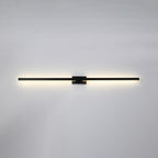 Linear Shaped Metal LED Wall Lighting Contemporary Black Sconce Light Fixture for Corridor