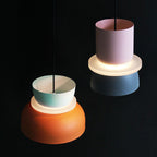 Nordic Zinc Alloy Dual-tone Dome Pendant Light LED 1-light
