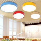 Acrylic Round LED Flush Mount Children's Flushmount Ceiling Light for Kindergarten
