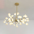 Metallic Branch Chandelier Light Simplicity LED Pendant Light Fixture for Living Room