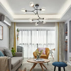 Molecular Designer Chandelier 8-Arm – Modern LED Ceiling Lamp