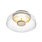 Bowl LED Flushmount Ceiling Lamp Modern Glass Entryway Flush-Mount Light Fixture