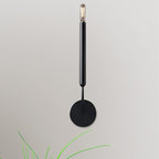 1/2 Bulbs Tube Wall Lamp Tradition Metal Sconce Light Fixture in Black/Brass for Dining Room