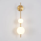 Modern Geometric Wall Lamp with LED Balls