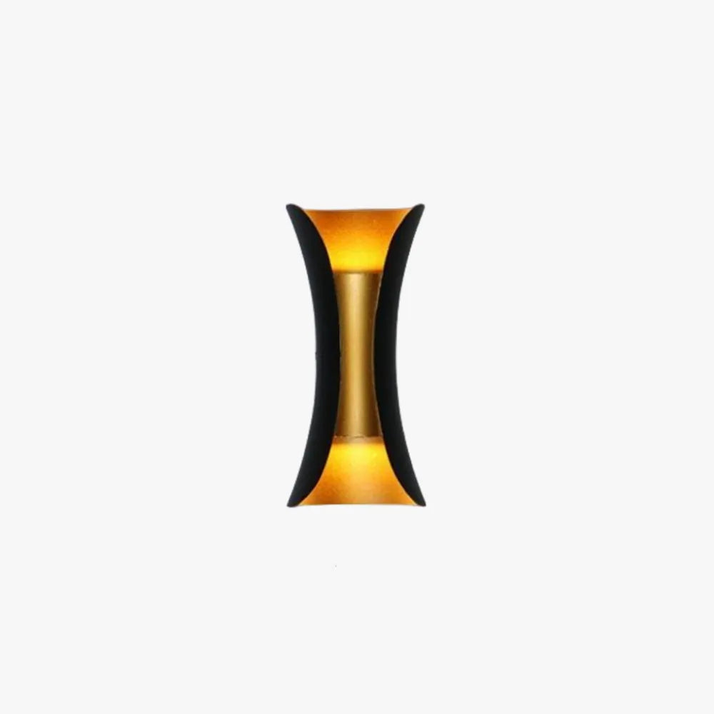 Noxel Curved Outdoor Wall Mounted LED Lamp