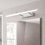 Minimalist Linear Sconce Light Fixture Metal Bathroom LED Vanity Lamp with Extendable Arm