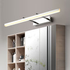 Minimalist Linear Sconce Light Fixture Metal Bathroom LED Vanity Lamp with Extendable Arm