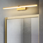 Gold Stick Shaped Bath Lighting Simplicity Metal LED Vanity Light Fixture for Bathroom