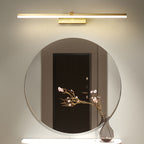Gold Stick Shaped Bath Lighting Simplicity Metal LED Vanity Light Fixture for Bathroom
