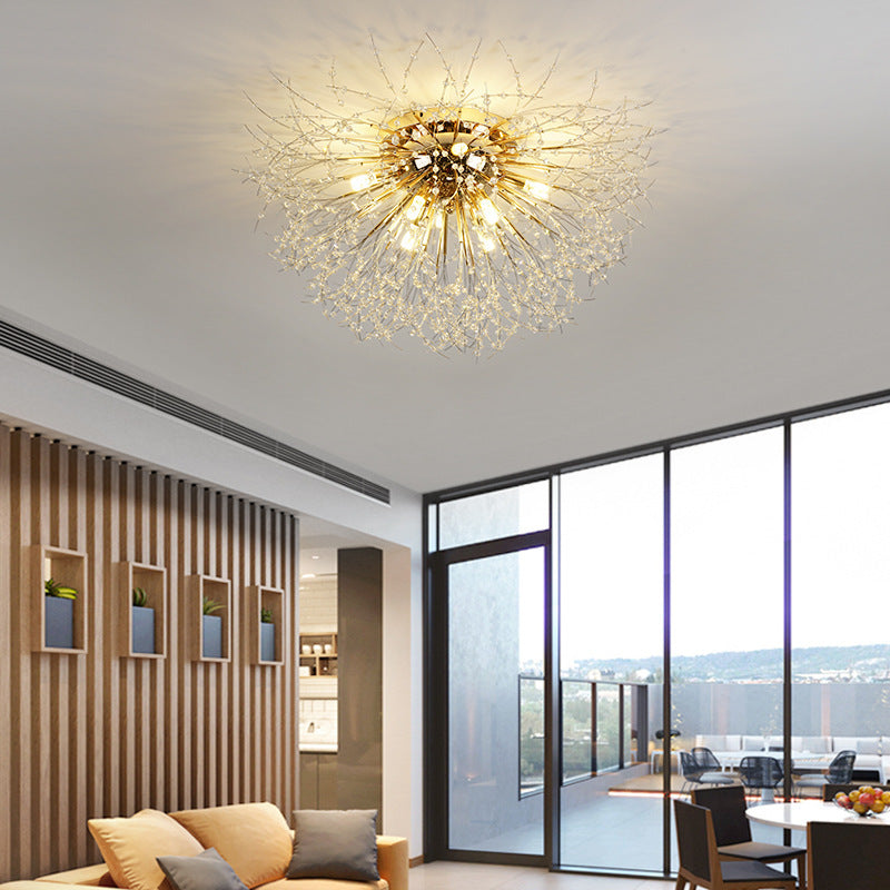Kristy Pendant Light Hanging Lamp Gold Dining/Living Room Modern Design LED