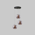 Postmodern Blown Glass Shade Ceiling Hanging Pendant Commercial Store LED Pendant Light