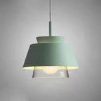 Modern Upside Down Trifle Pendant Light Metal Macarons 1-Light Pendant Lighting for Dining Room Table