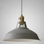 Industrial Macarons Barn Shade Pendant Light Metal 1-Light Pendant Lighting for Restaurant