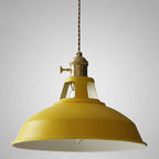 Industrial Macarons Barn Shade Pendant Light Metal 1-Light Pendant Lighting for Restaurant