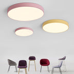Disk Flush Mount Ceiling Light Minimalism Acrylic Ceiling Mount Light Fixture for Bedroom