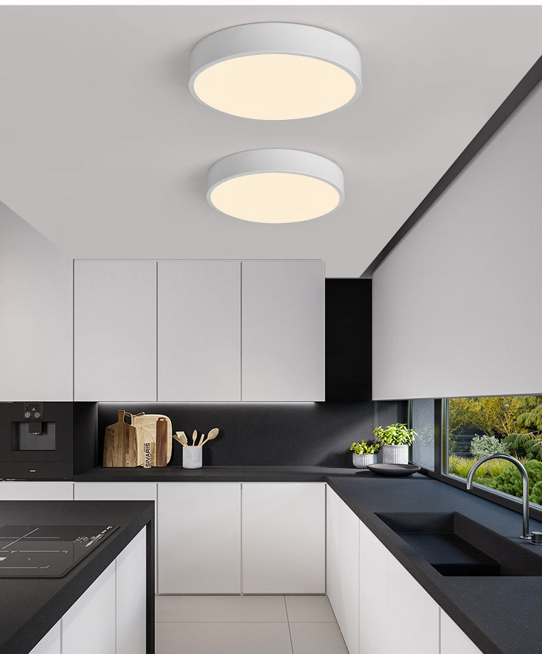 Disk Flush Mount Ceiling Light Minimalism Acrylic Ceiling Mount Light Fixture for Bedroom
