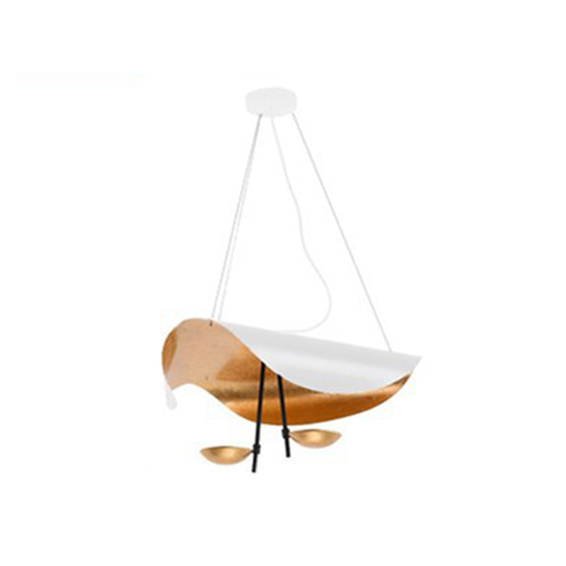 Jexie Ceiling Light Modern Leaf Black/Gold Living Room Bedroom