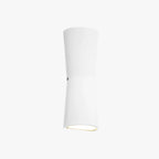 Laxor Minimalist Torch Metal Outdoor Wall Lamp Waterproof, Black/White
