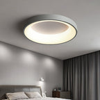 Metal Circular Flush Mount Ceiling Lamp Nordic Style LED Flush Mount Lighting for Bedroom