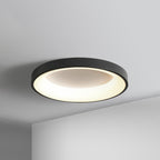 Metal Circular Flush Mount Ceiling Lamp Nordic Style LED Flush Mount Lighting for Bedroom