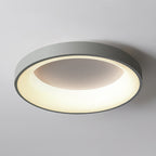 Metal Circular Flush Mount Ceiling Lamp Nordic Style LED Flush Mount Lighting for Bedroom