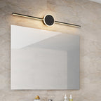 Linear Vanity Wall Light Fixtures Modern Minimalist Style Metal Single Vanity Light