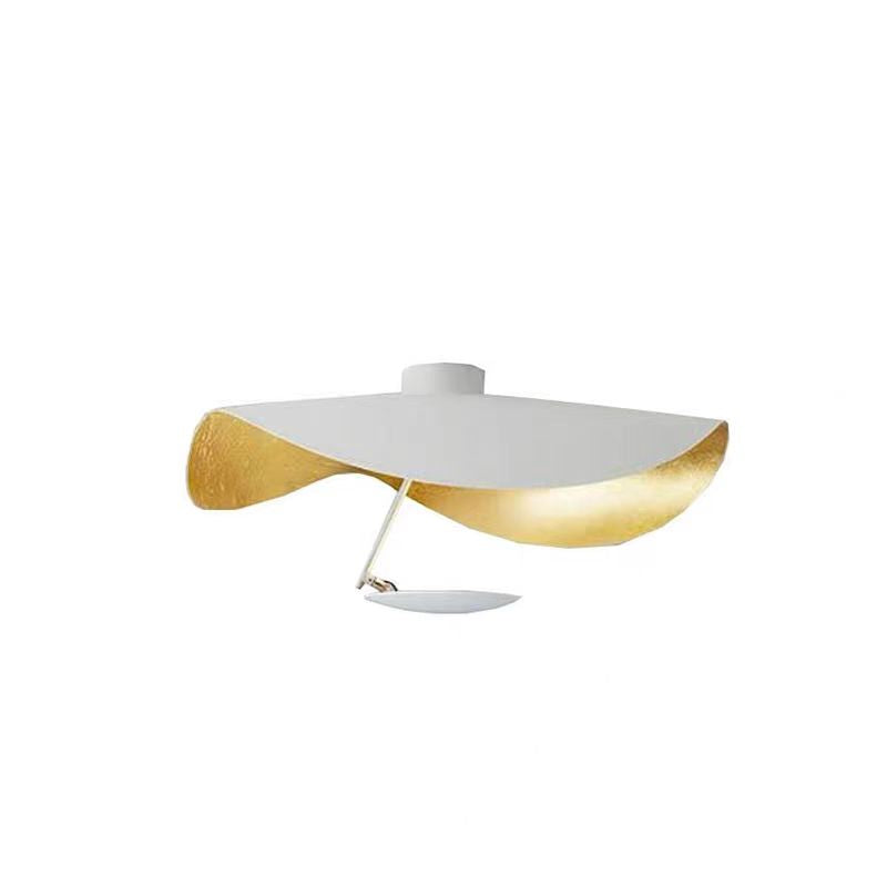 Jexie Ceiling Light Modern Leaf Black/Gold Living Room Bedroom